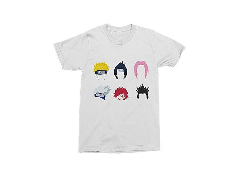 CAMISETA NARUTO, SASUKE E SAKURA