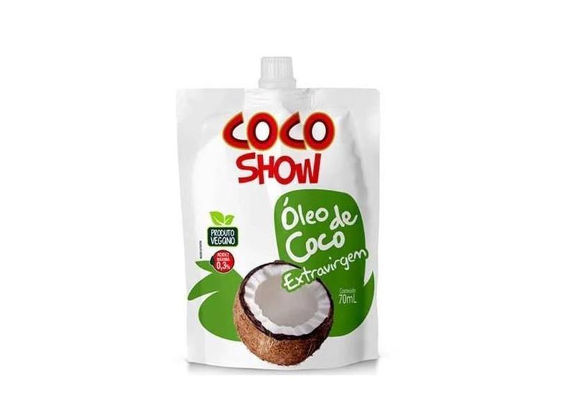 Copra Óleo De Coco 70ml Pouch Extra Virgem Show