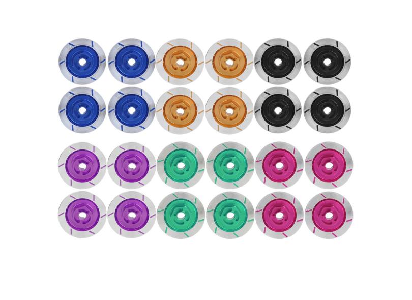 Elevadores De Disco Metálicos Para RC De 2 Piezas – Fáciles De Instalar, Duraderos Y Resistentes A La Corrosión – Compatibles Con HSP, HPI, Axial Y Redcat