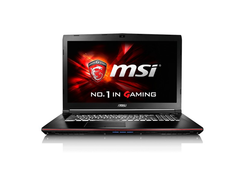 Notebook MSI Gamer Intel Core i7 6700HQ 8 GB de RAM HD 1 TB LED 17.3 " GeForce GTX 960M GE72 6QC Apache