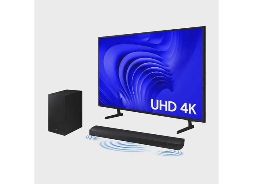 Smart TV 60 uhd 4K 60DU7700 2024 + Soundbar HW-B550/ZD