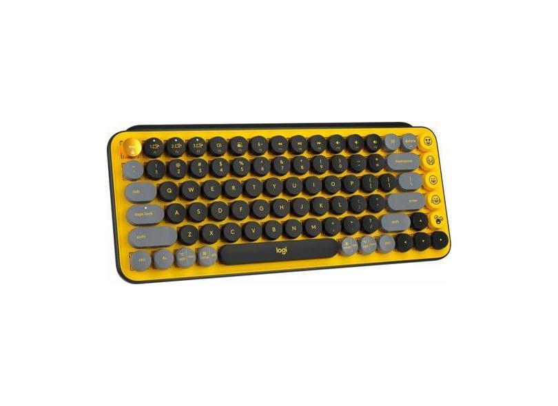 Teclado Logitech Pop Keys Mecanico Yellow 010713