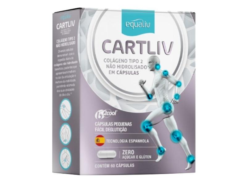 Kit 2 Cartiliv Colágeno Tipo 2 Equaliv - 60 Cápsulas em Promoção