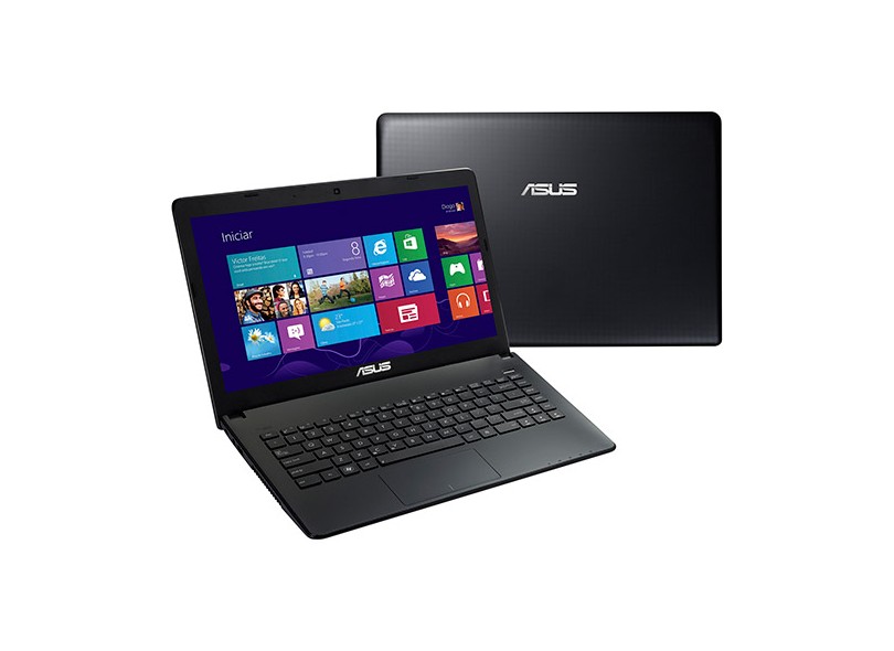 Notebook Asus X401 Series AMD Dual Core E450 2 GB de RAM HD 500 GB LED 14" Radeon HD 7290 Windows 8 X401U-WX117H