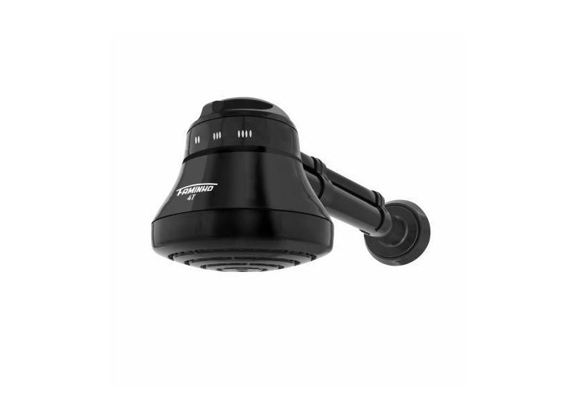 Chuveiro Ducha Elétrico Faminho C/ Braço Preto 4T Fame Black, 127V 540