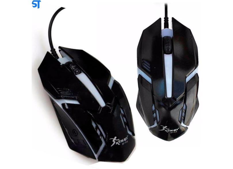 Mouse Gamer USB Knup KP-V15 - Preto