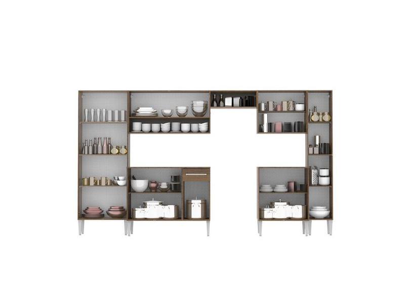 Cozinha Completa 1 Gaveta 15 Portas Emilly Madesa