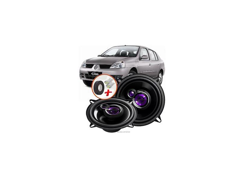 Alto Falante Pioneer Renault Clio Sedan Traseiro Ts Br W Rms