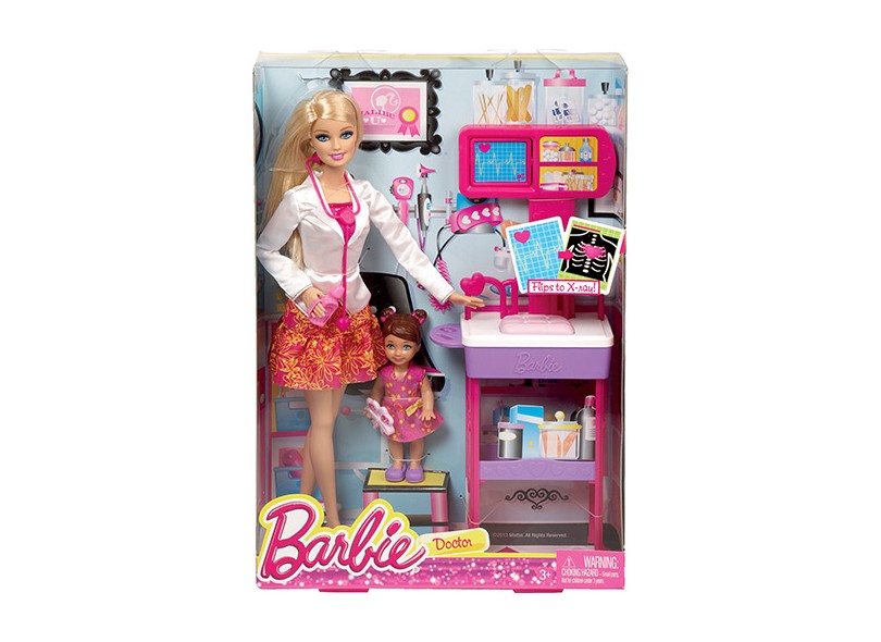 Barbie - Eu Quero Ser Pediatra - Mattel - Bonecas - Compra na