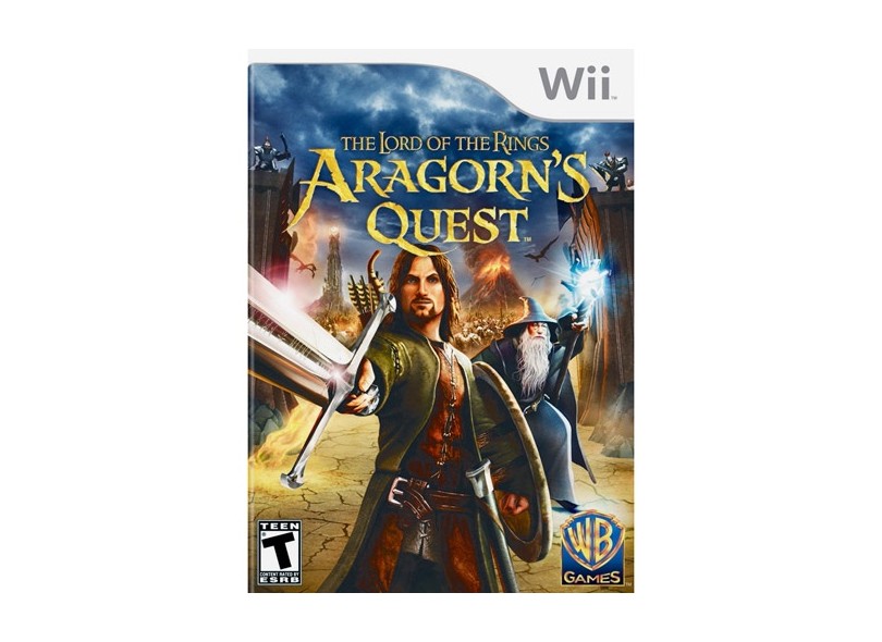 Jogo The Lord of the Rings: Aragorn's Quest Warner Bros Wii