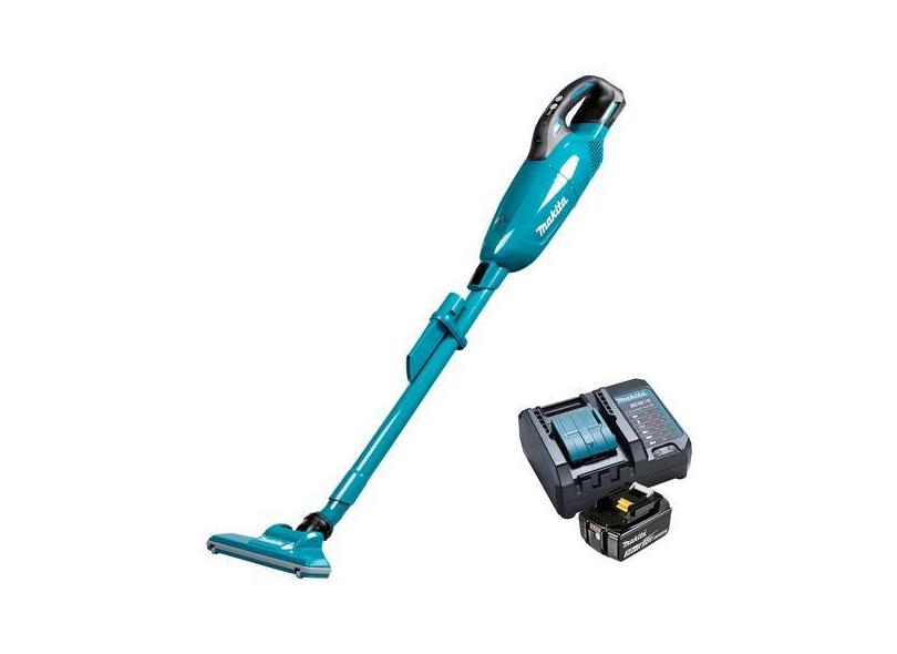 Aspirador Bateria 18v Verde Bat 3a Bivolt Makita Dcl284 DCL284FZ + BL1830B + DC18WC