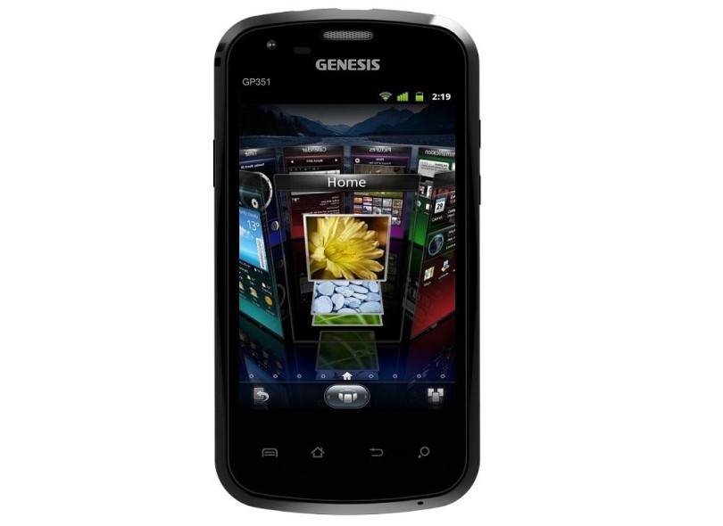 Celular Genesis GP 351 Câmera 3 Megapixels Desbloqueado 2 Chips Android 2.3 (Gingerbread) 3G Wi-Fi