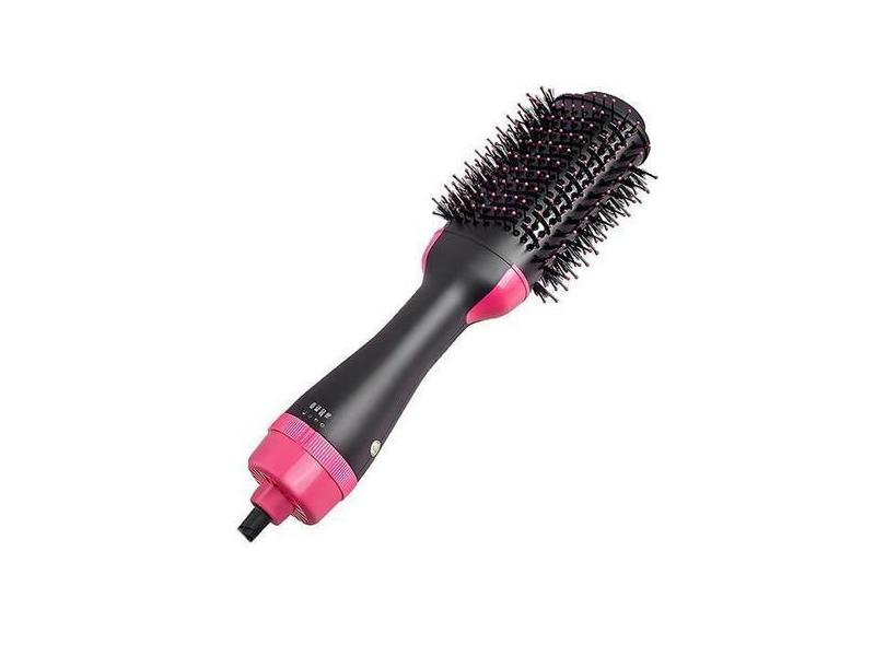 Escova Secadora Portátil Rosa Seca E Modela Cabelos - Aquilae