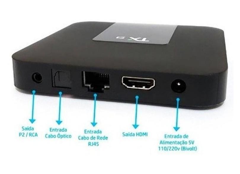 Smart TV Box TX9 32GB 4K HDMI USB