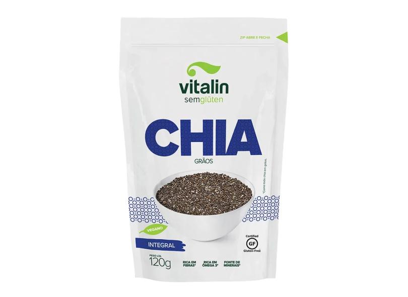 Sementes de Chia Integral Vitalin 120g
