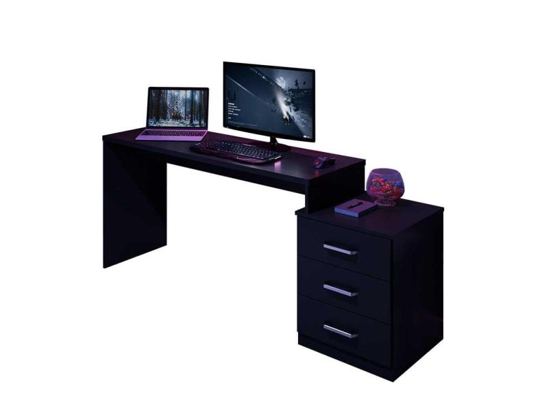 Mesa Gamer Escritório DRX5000 Preto - Montanaris Decor
