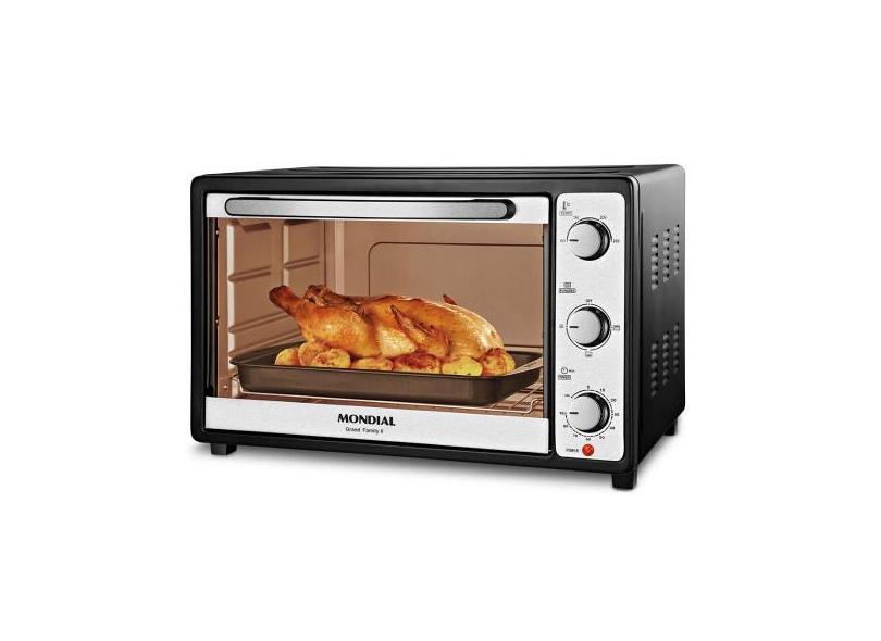 Forno Elétrico Mondial 52 Litros até 250C Timer 90min 1800W Grand Fami