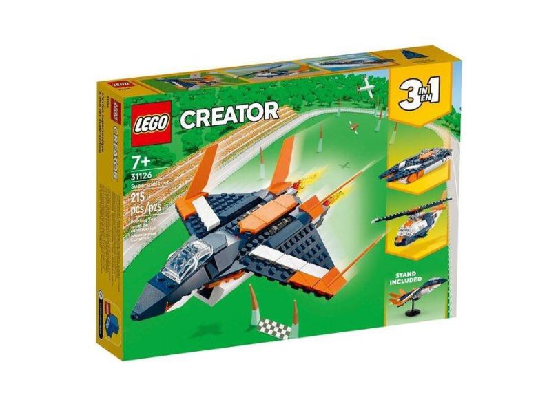 Lego Creator 3 em 1 Jato Supersônico com o Melhor Preço é no Zoom