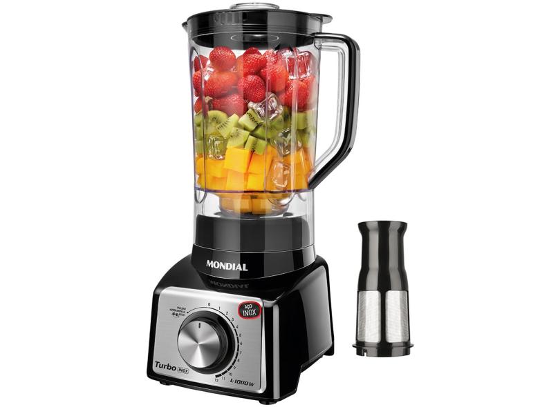 Liquidificador Mondial Turbo Premium L-1000 2 Litros 12 Velocidades 1.000 W