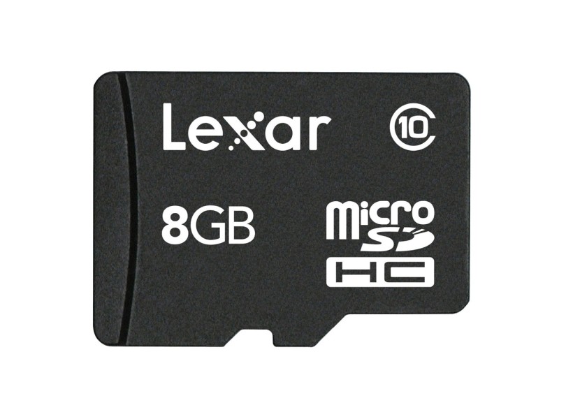 Cartão de Memória Micro SDHC Lexar 8 GB LSDMI8GBABNLC10
