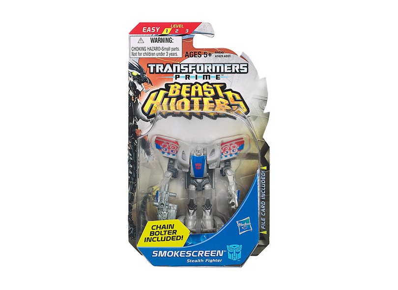 Boneco Transformers Smokescreen Prime Beast Hunter A1629/A1631 - Hasbro