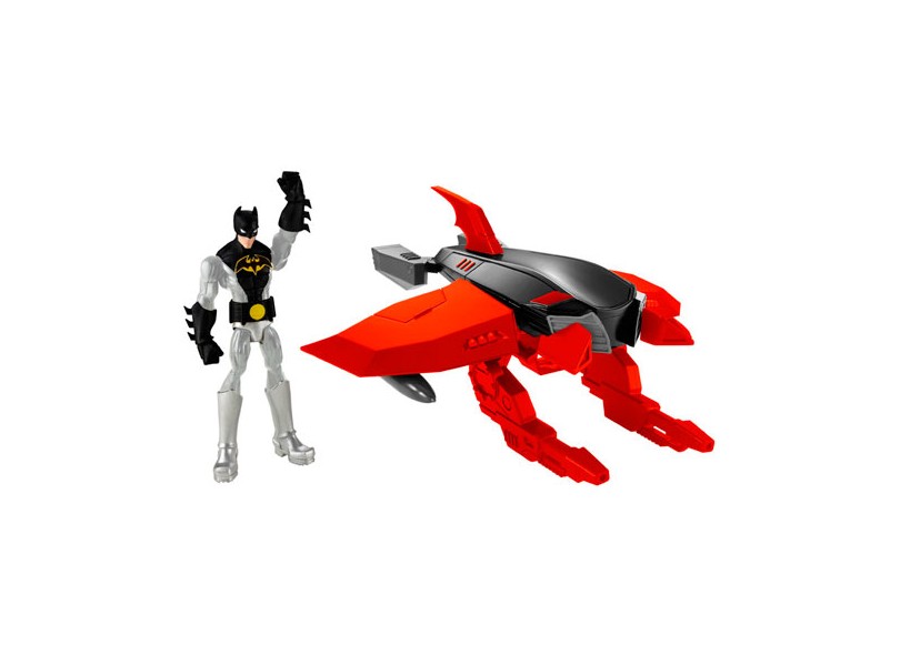 Boneco Batman Power Attack Bat-Jato  W7275/W7276 - Mattel