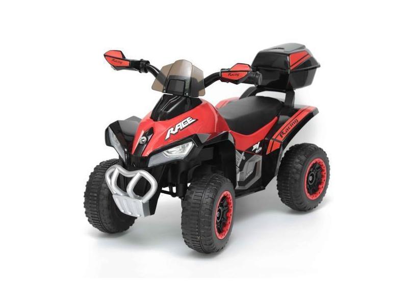 Mini Moto Quadriciclo Elétrico Racing Menina Menino Infantil 6V 4X4 Vá