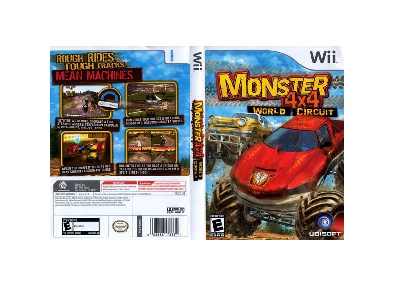 Jogo Monster 4x4 World Circuit Ubisoft Wii