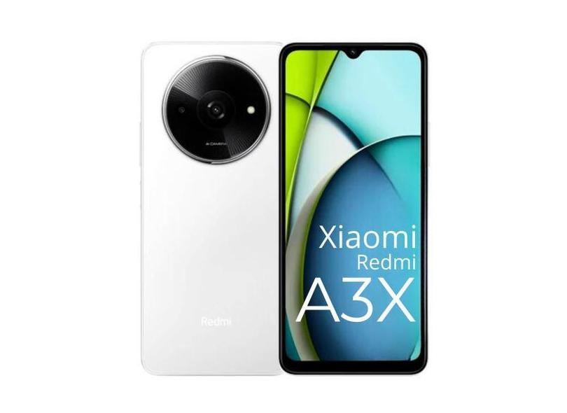 Smartphone RedmiA3X 128GB + 8GB RAM, Câmera AI 13MP, Tela 6.71" 90Hz, 