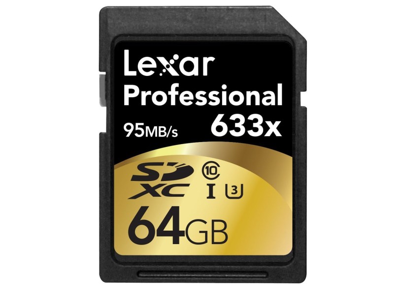 Cartão de Memória SDXC Lexar Professional 64 GB LSD64GCBNL633