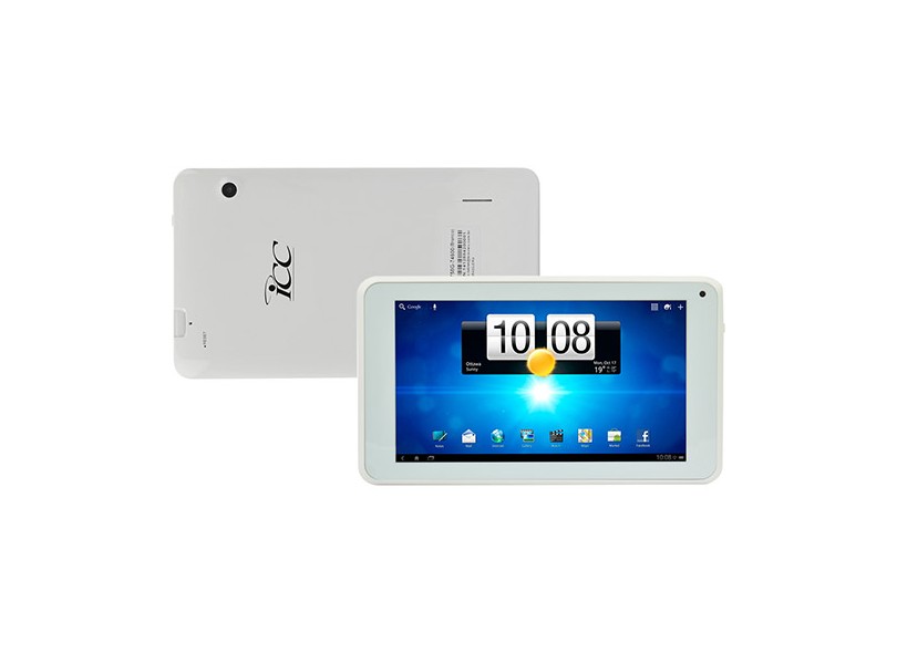 Tablet ICC 8 GB LCD 7" Android 4.4 (Kit Kat) 5 MP Styllus 740