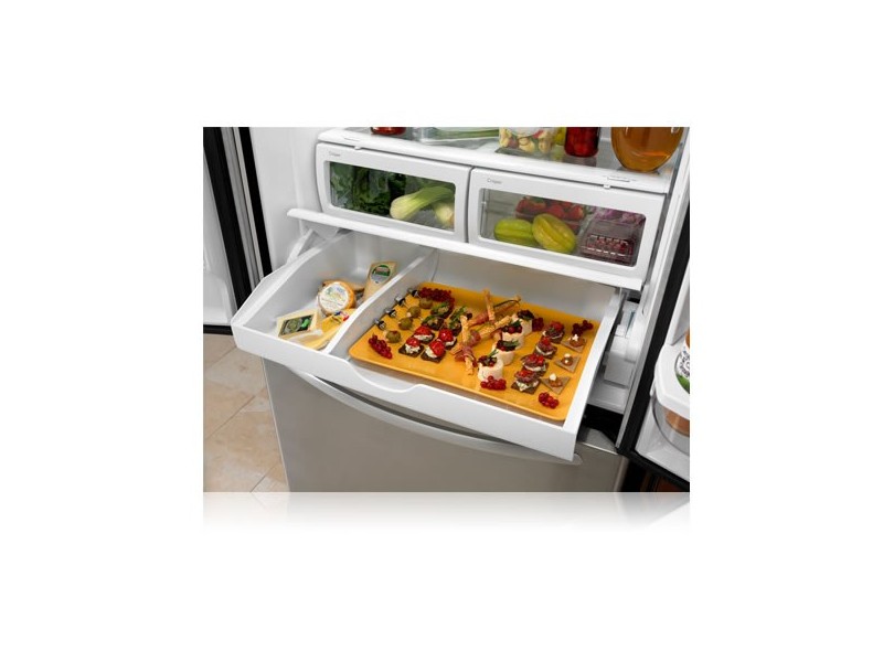 Geladeira KitchenAid Frost Free French Door Inverse 553 Litros KRK55CE