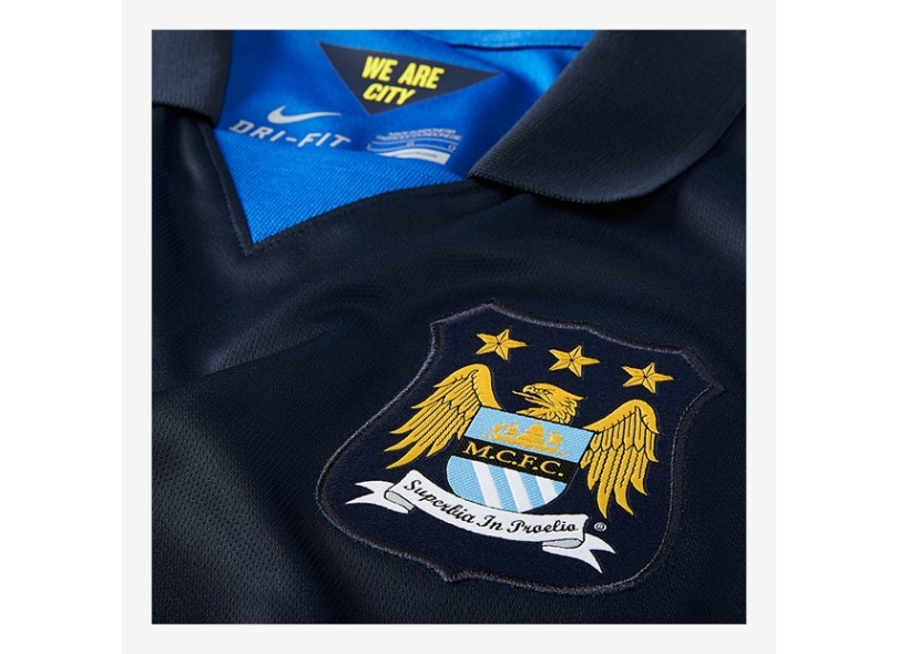 Camisa Torcedor Manchester City II 2014/15 sem número Nike