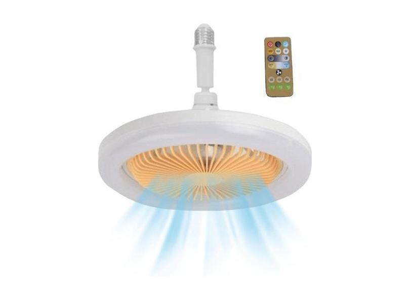 Ventilador Com Luz Led, 3- Lâmpada Moderna Para Smart E2 - Five