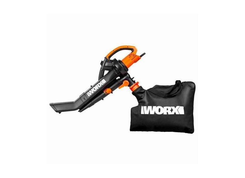 Soprador Aspirador Triturador Elétrico 1500W 127V Worx