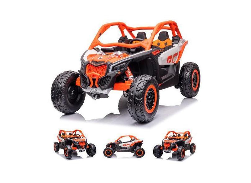 Carrinho Utv Quadriciclo Elétrico Infantil 24V Usb Mp3 Luz/Som Control