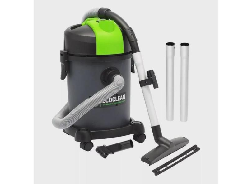 Aspirador Pó E Líquidos ipc Ecoclean 18L Preto/Verde 127v