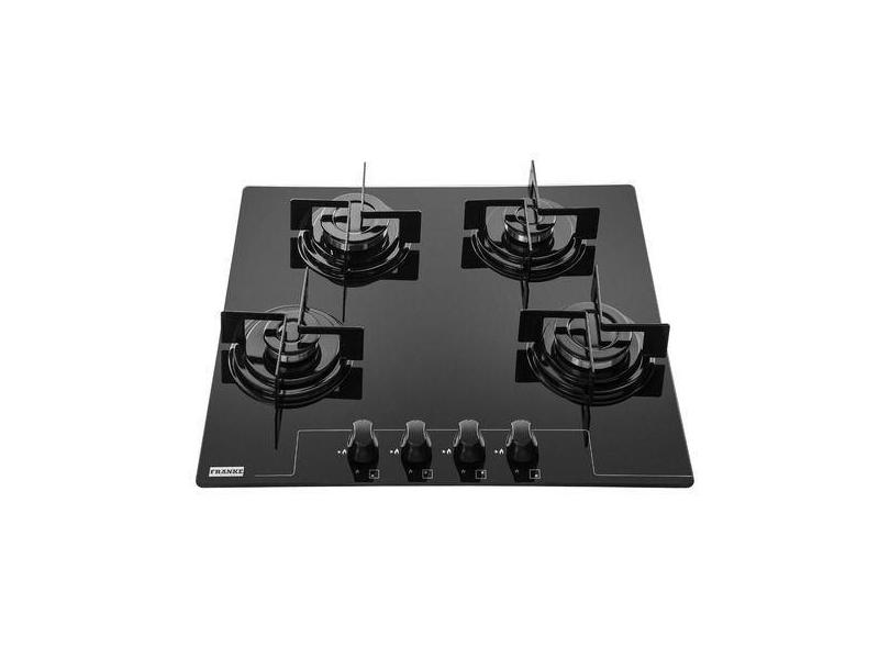 Cooktop Fogão A Gás 59x52cm 4 Bocas Vidro Bivolt - Franke
