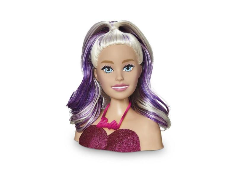 Boneca Barbie Para Maquiar Extra Styling Head Hair - Pupee - Ri Happy