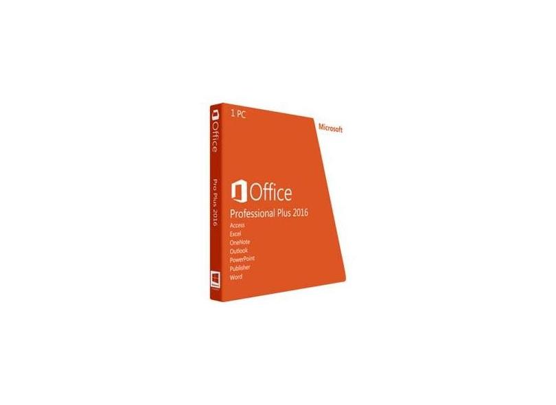 Microsoft Office 2016 Professional Plus 32/64 Bits 269-16804 - Box com ...