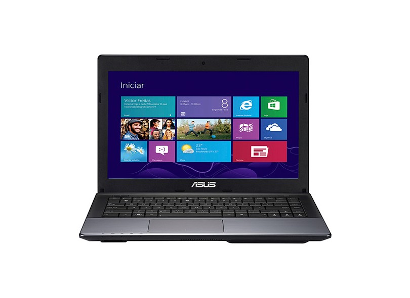 Notebook Asus AMD Dual Core C-60 2 GB 320 GB LED 14" AMD® Radeon HD 6290 Windows 8 VX051H