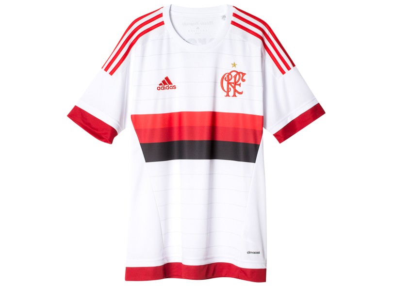 Camisa Torcedor Flamengo II 2015 com Número Adidas