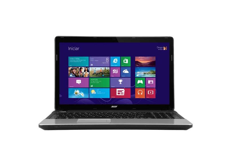 Notebook Acer Aspire E Intel Core i3 2348M 2ª Geração 4 GB 500 GB LED 15,6" Windows 8 E1-571-6601
