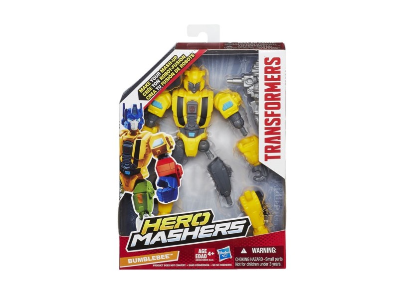 Boneco Bumblebee Transformers Hero Mashers A8402 - Hasbro