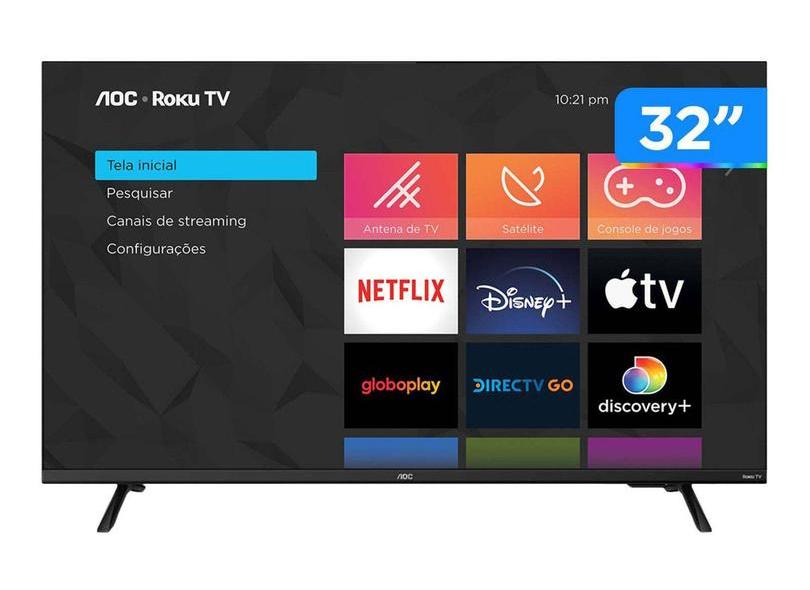 Smart TV TV DLED 32" AOC Full HD 32S5135/78G