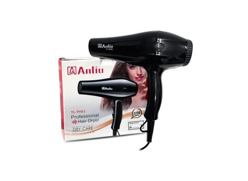 Secador De Cabelo 110V Preto - Anliu