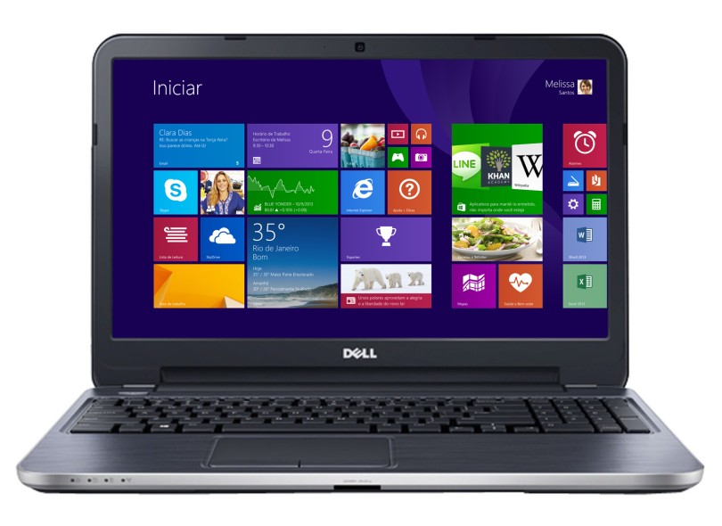 Notebook Dell Inspiron Intel Core i7 4500U 16 GB de RAM HD 1 TB 15.6 " Touchscreen Windows 8 15R 5537-A20