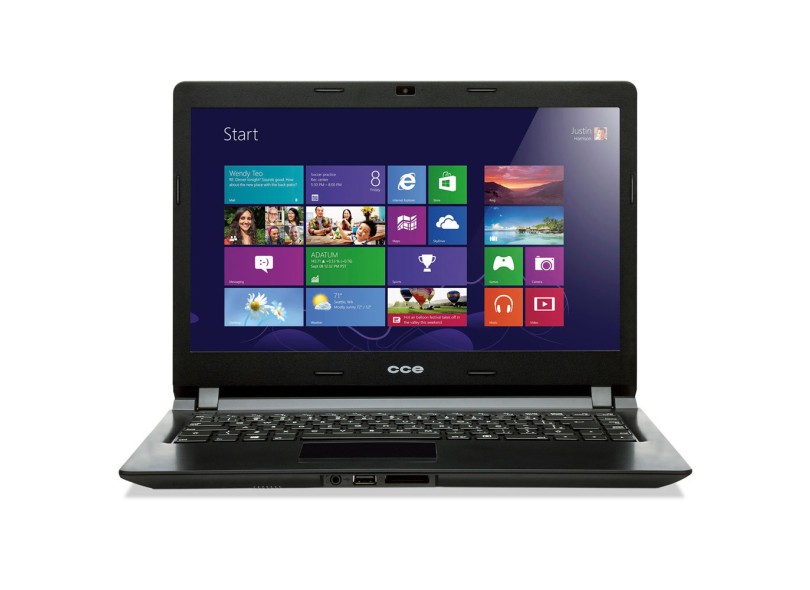 Notebook CCE Ultra Thin Intel Celeron 1037U 2 GB de RAM 14 " Windows 8.1 U25B