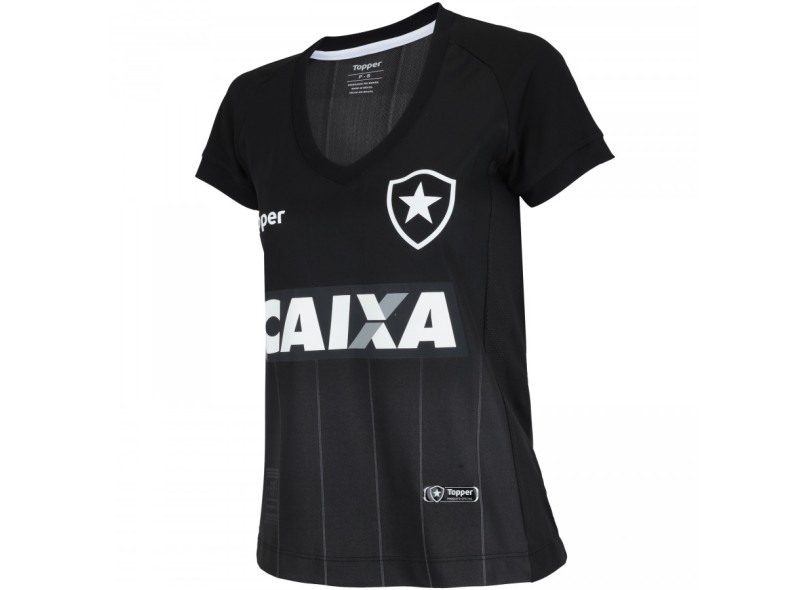 Camisa Torcedor Feminina Botafogo II 2018/19 Topper