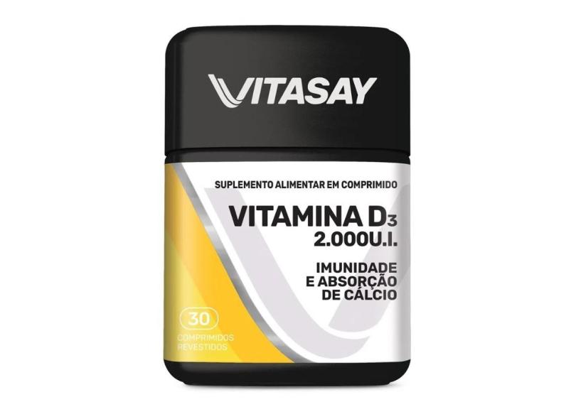SUPLEMENTO ALIMENTAR VITASAY VITAMINA D 2.000U.I. 30 COMPRIMIDOS 